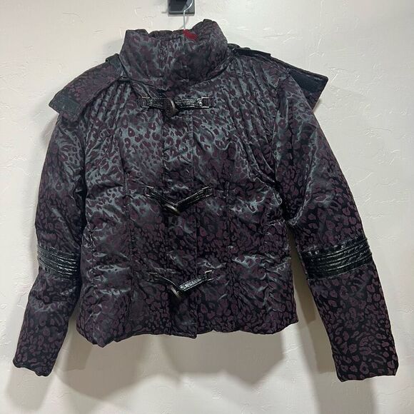 Baby Phat Cheetah Print Puffer Coat - Picture 1 of 9